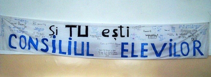 si tu esti consiliul elevilor