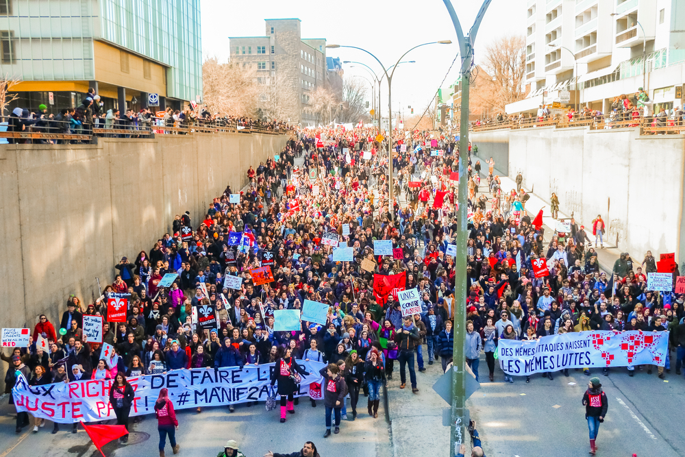 mars protest studenti
